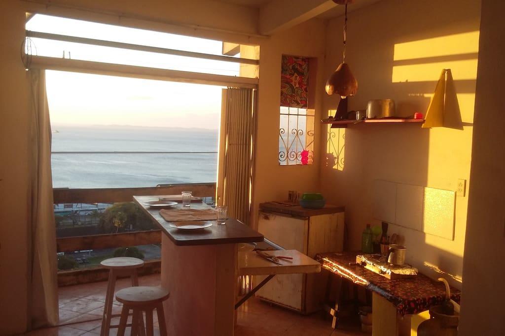 Apartamento Santo Antonio Vista Da Bahia Salvador Rom bilde